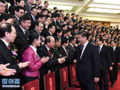 习近平等党和国家领导人会见获奖代表