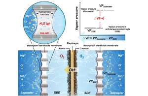 新技术可在海水里原位直接电解制氢