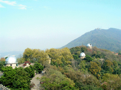 紫金山天文台远眺